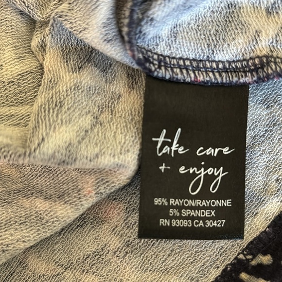 NIC+ZOE puff long sleeve Glowing Sunset 2023 print rayon pullover top size S - Picture 10 of 12